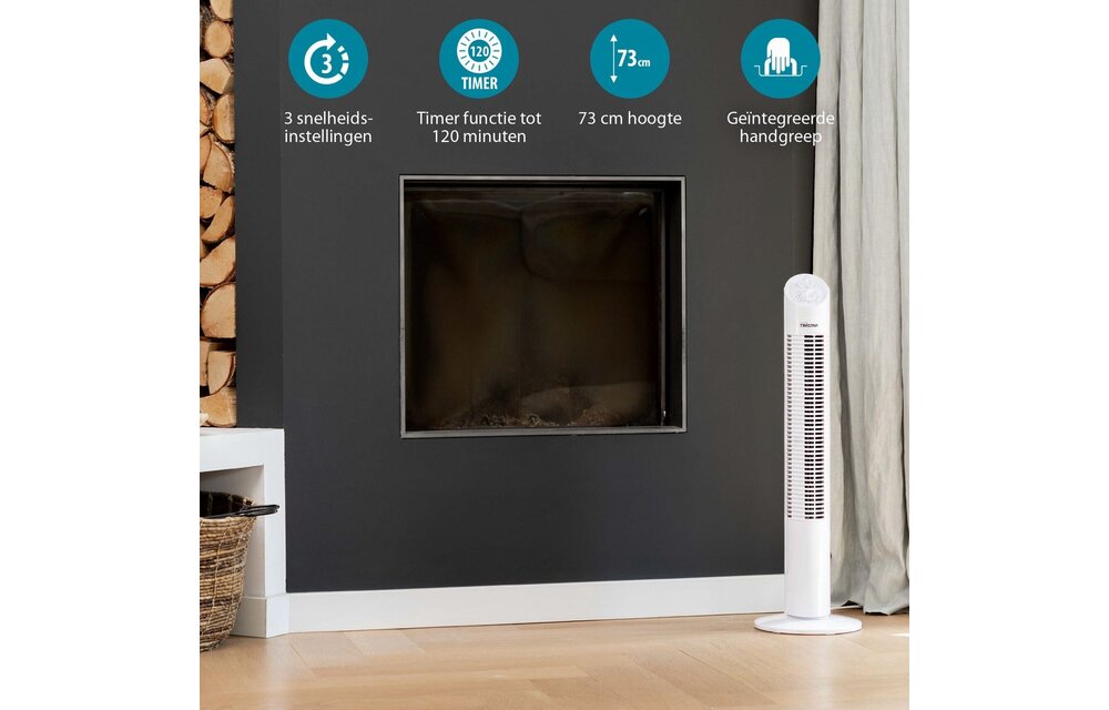 Tristar VE-5905 Wit - Torenventilator