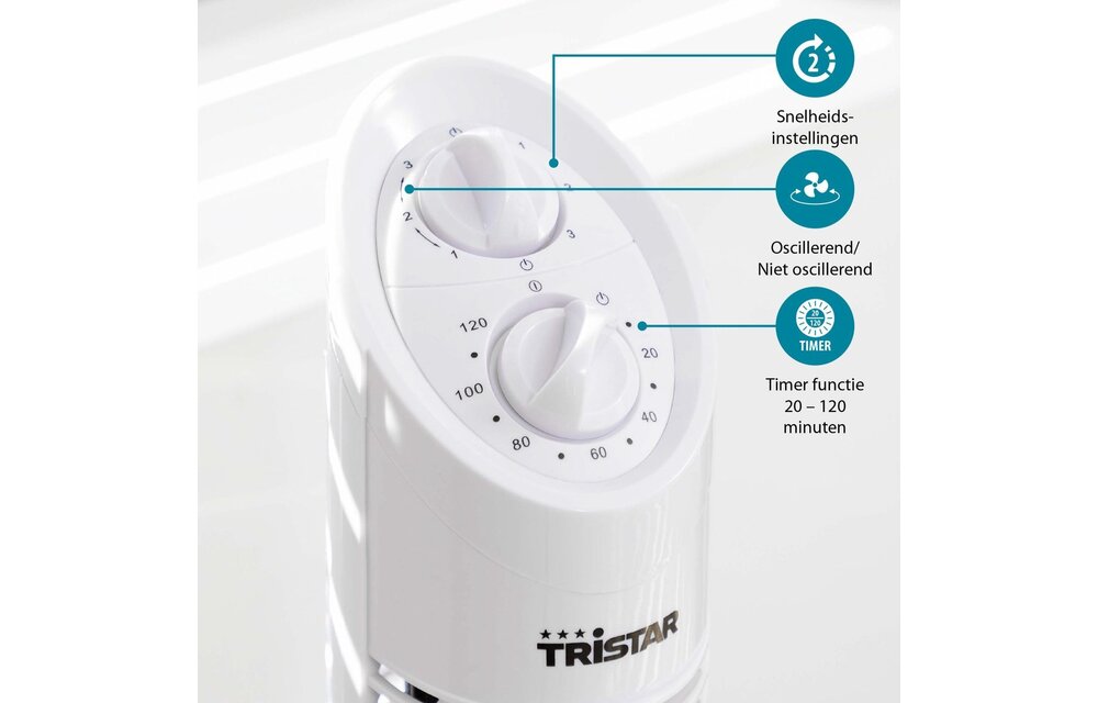Tristar VE-5905 Wit - Torenventilator