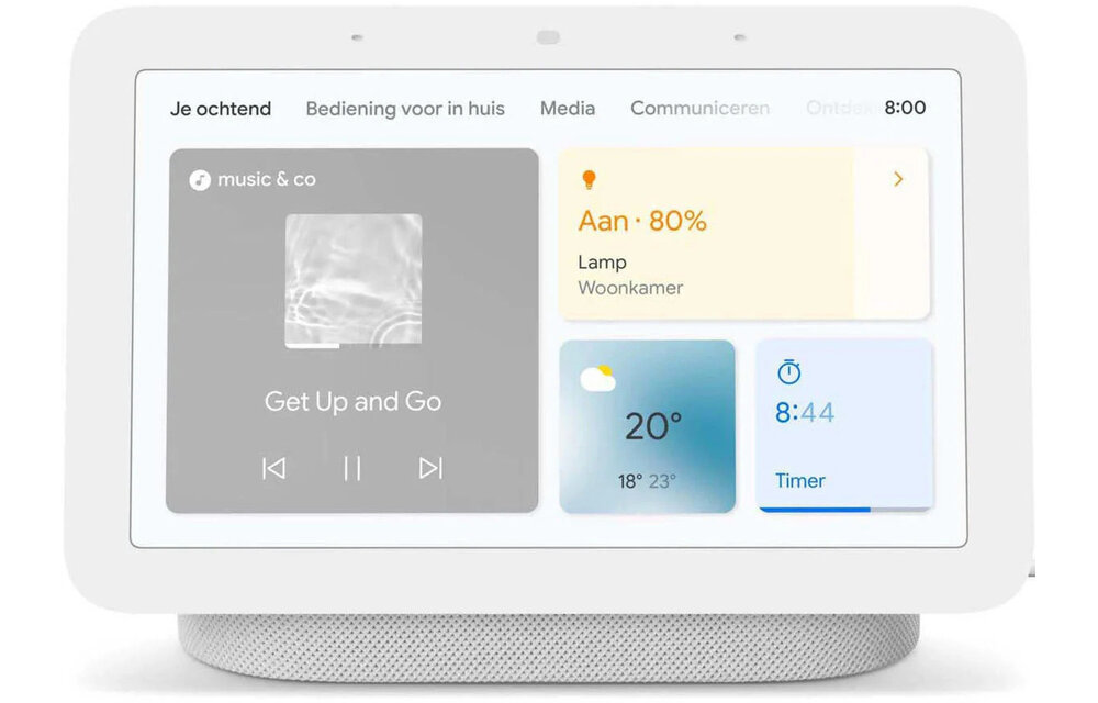 Google Nest Hub 2 Chalk (GA01331-FR) - Smart Home systeem