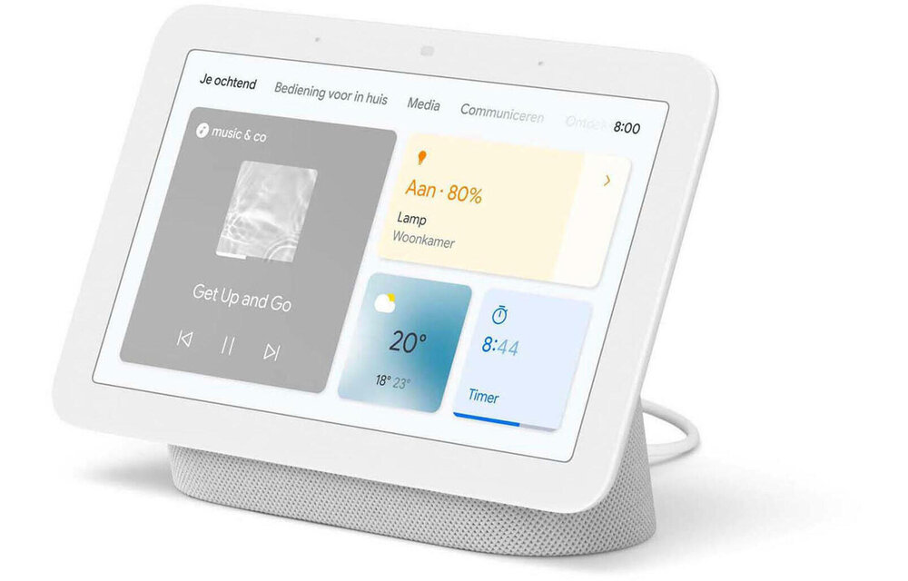 Google Nest Hub 2 Chalk (GA01331-FR) - Smart Home systeem