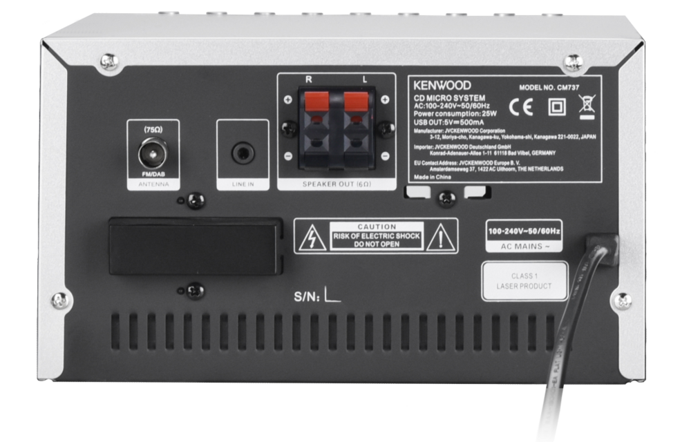 Kenwood M-7000S Zilver - Stereo set