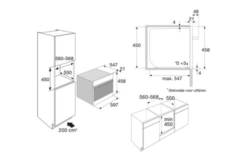 ATAG OX4592C - Inbouw oven