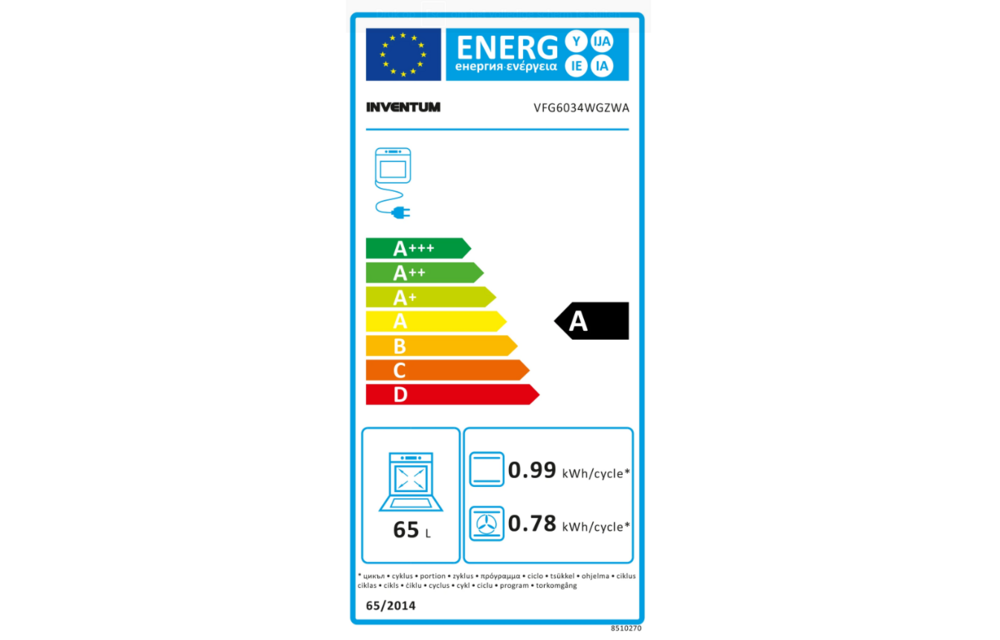 Inventum VFG6034WGZWA - Gasfornuis