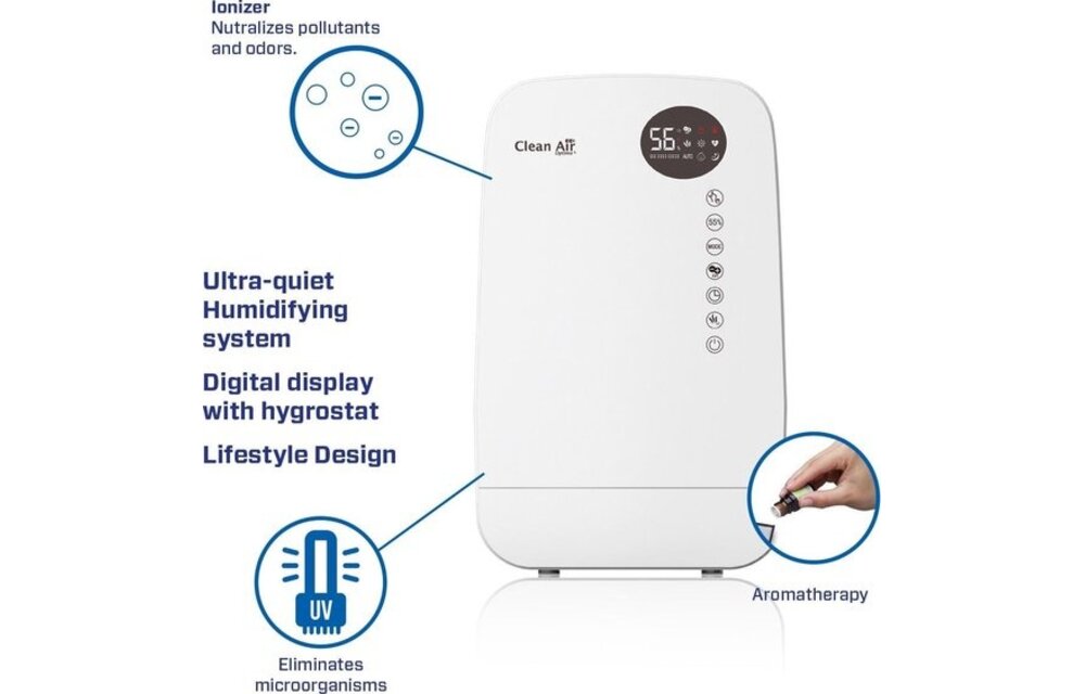Clean Air Optima CA-607W  - Luchtbevochtiger