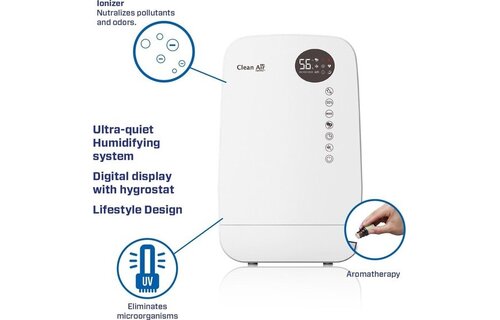 Clean Air Optima CA-607W  - Luchtbevochtiger