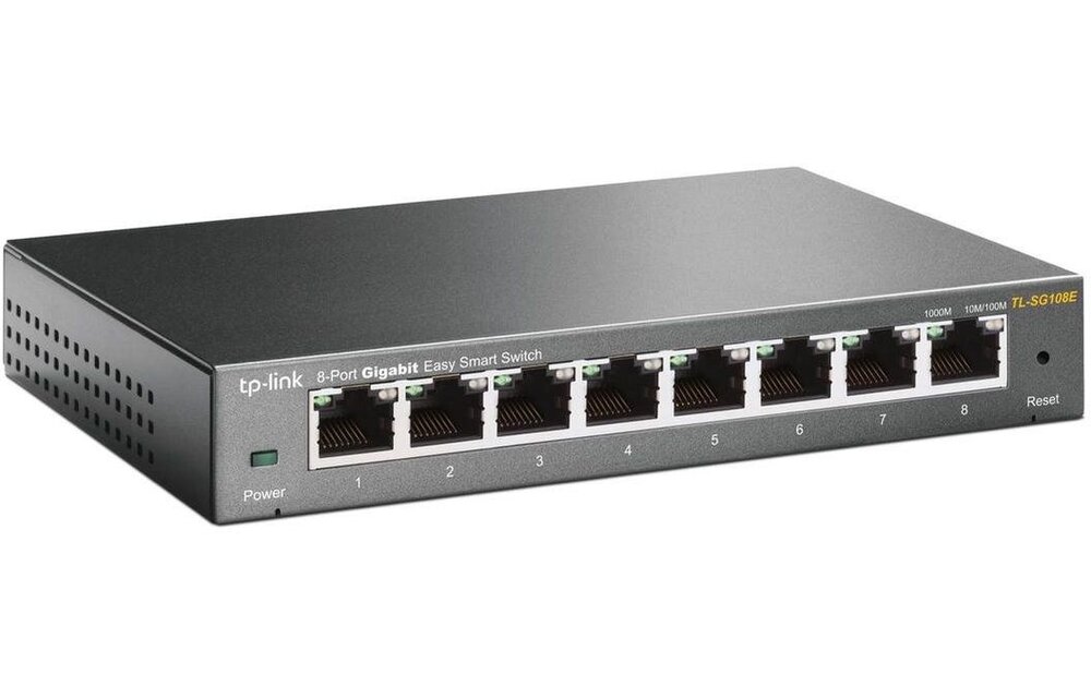 TP-Link TL-SG108E 8-poorts Gigabit Easy Smart - Netwerk switch