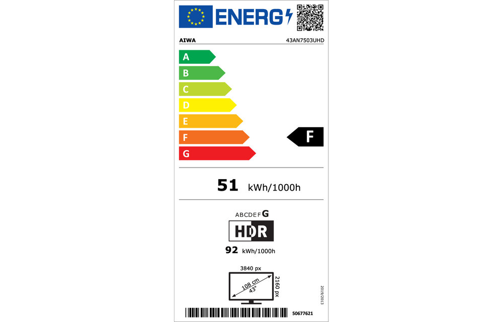 Aiwa 43AN7503UHD - LED TV
