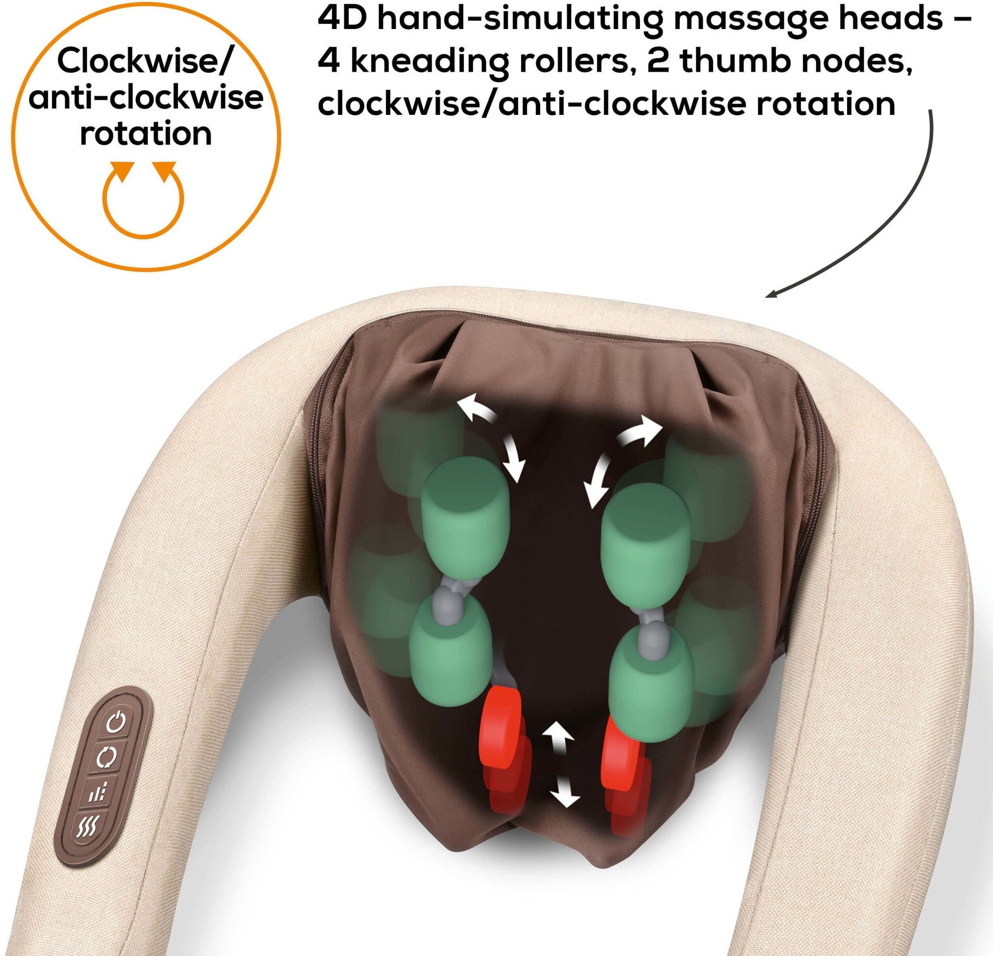 Beurer MG 153 4D-nekmassageapparaat - Massageapparaat