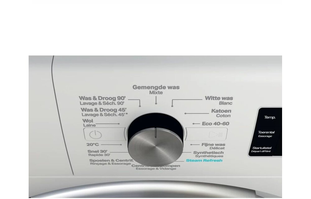 Whirlpool FFWDB 976258E BCV BE - Was-droogcombinatie