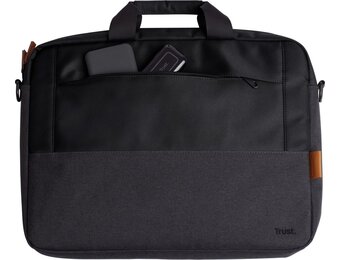 Trust Lisboa 16 inch Eco Zwart - Laptoptas