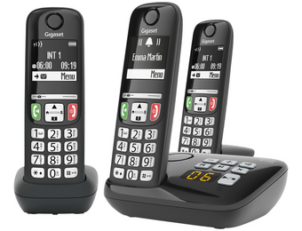 Gigaset A735A Trio Zwart - Dect telefoon