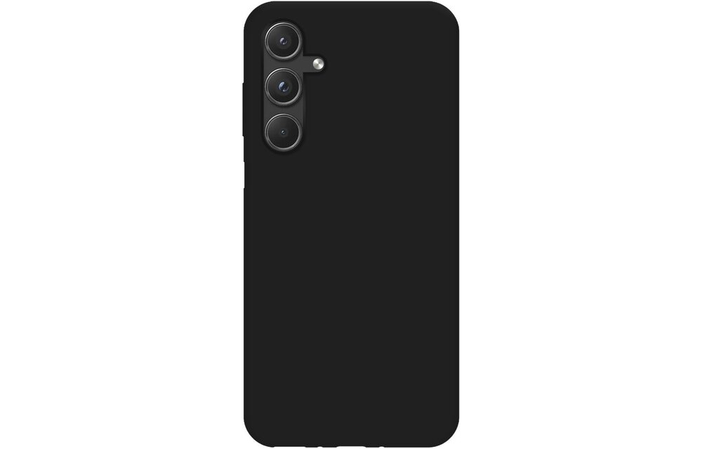 Just In Case Samsung Galaxy A55 TPU Rubber Case Zwart - Telefoonhoesje