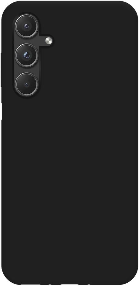 Just In Case Samsung Galaxy A55 TPU Rubber Case Zwart - Telefoonhoesje