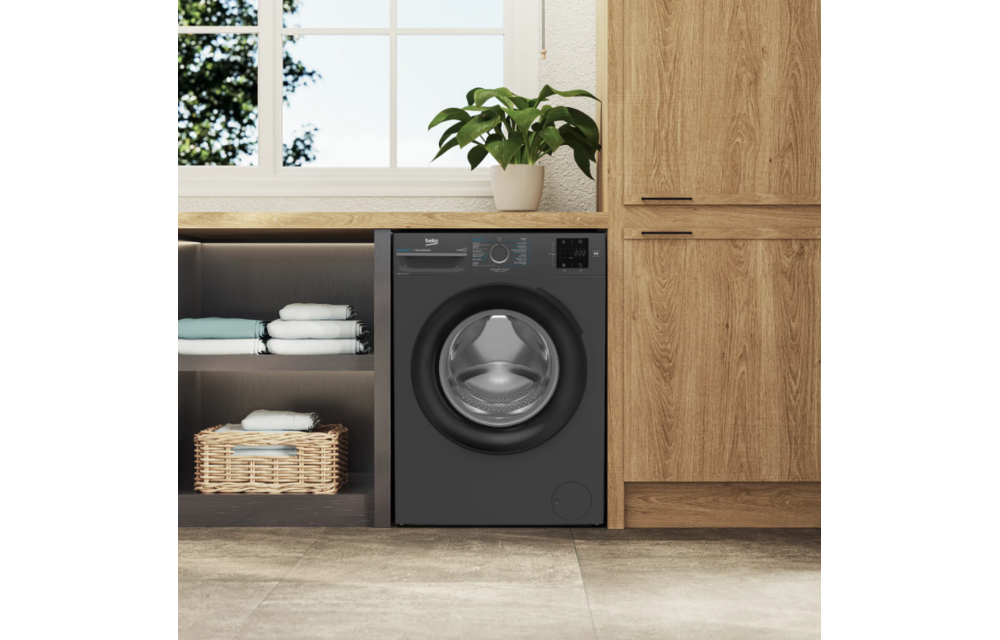 Beko BM3WFT3841A EnergySpin Antraciet - Wasmachine