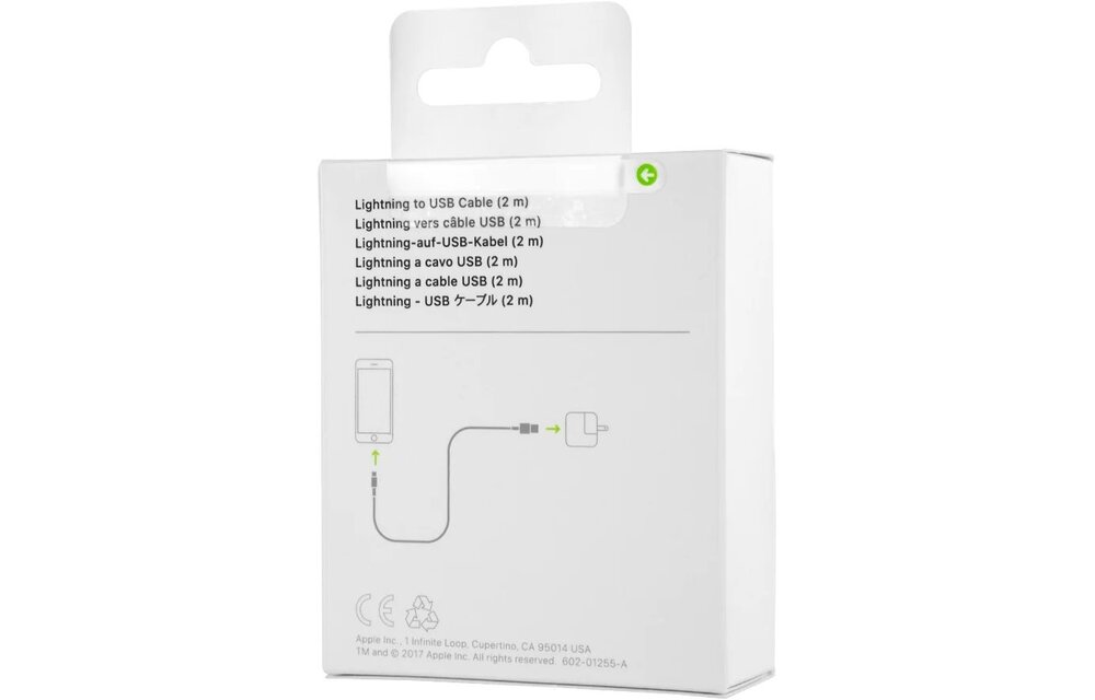 Apple Lightning to USB Cable 2 Meter