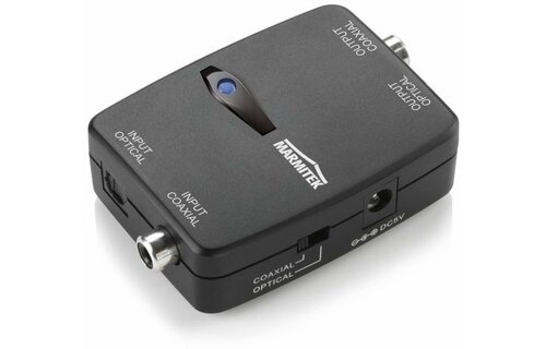 Marmitek Connect TC22 Audio converter Toslink naar Coax