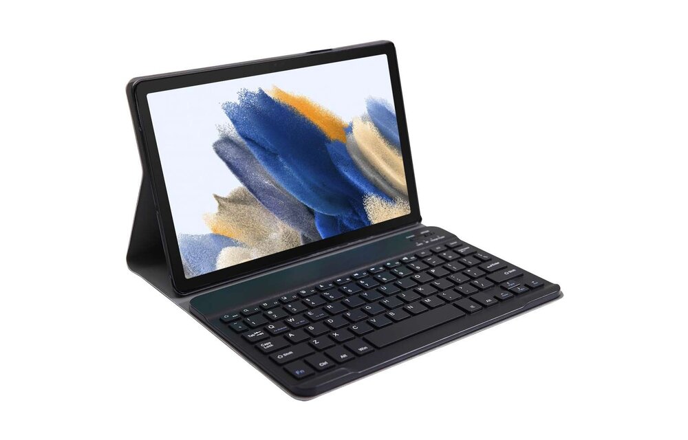 Just in Case  Premium Bluetooth Keyboard Cover - Samsung Galaxy Tab A8 - Zwart - Tablethoes