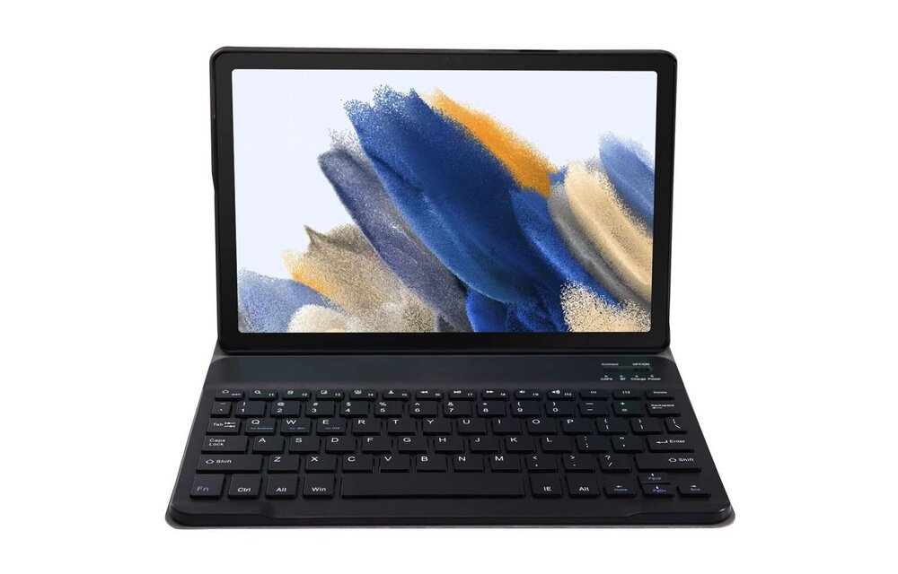 Just in Case  Premium Bluetooth Keyboard Cover - Samsung Galaxy Tab A8 - Zwart - Tablethoes