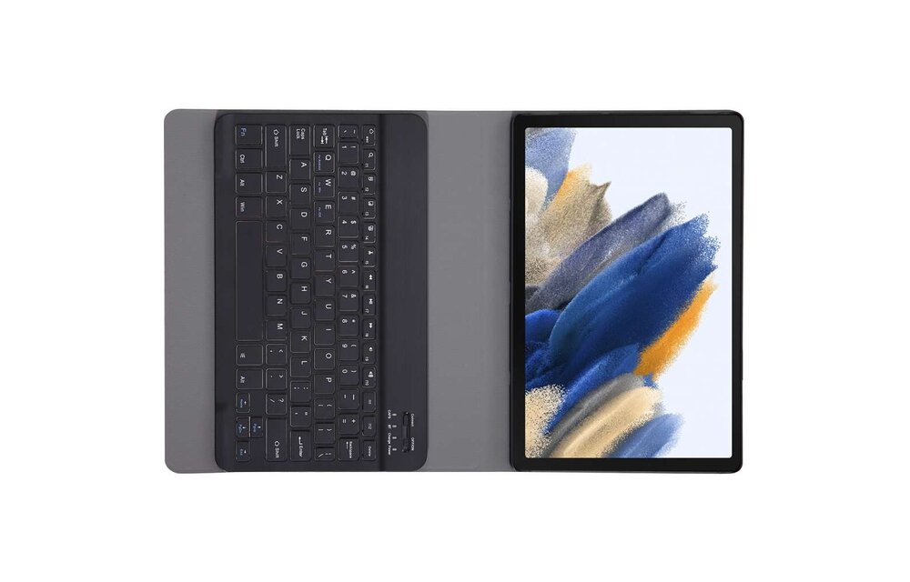 Just in Case  Premium Bluetooth Keyboard Cover - Samsung Galaxy Tab A8 - Zwart - Tablethoes