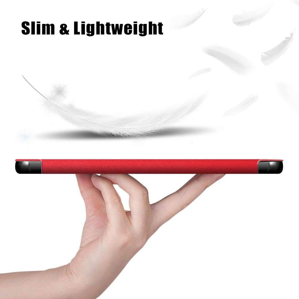 Just in Case Smart Tri-Fold Case - Lenovo M10HD - Rood - Tablethoes