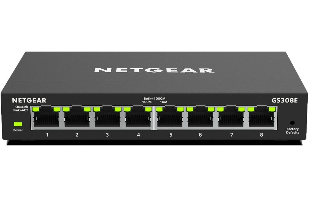 Netgear GS308E-100PES - Netwerk switch