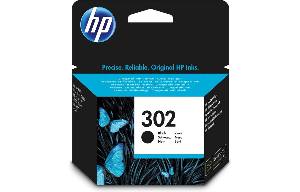 HP 302 Zwart - Inktcartridge