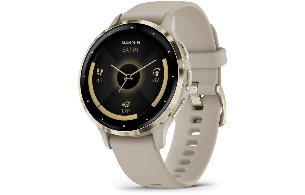 Garmin Venu 3S Goud/Beige - Smartwatch