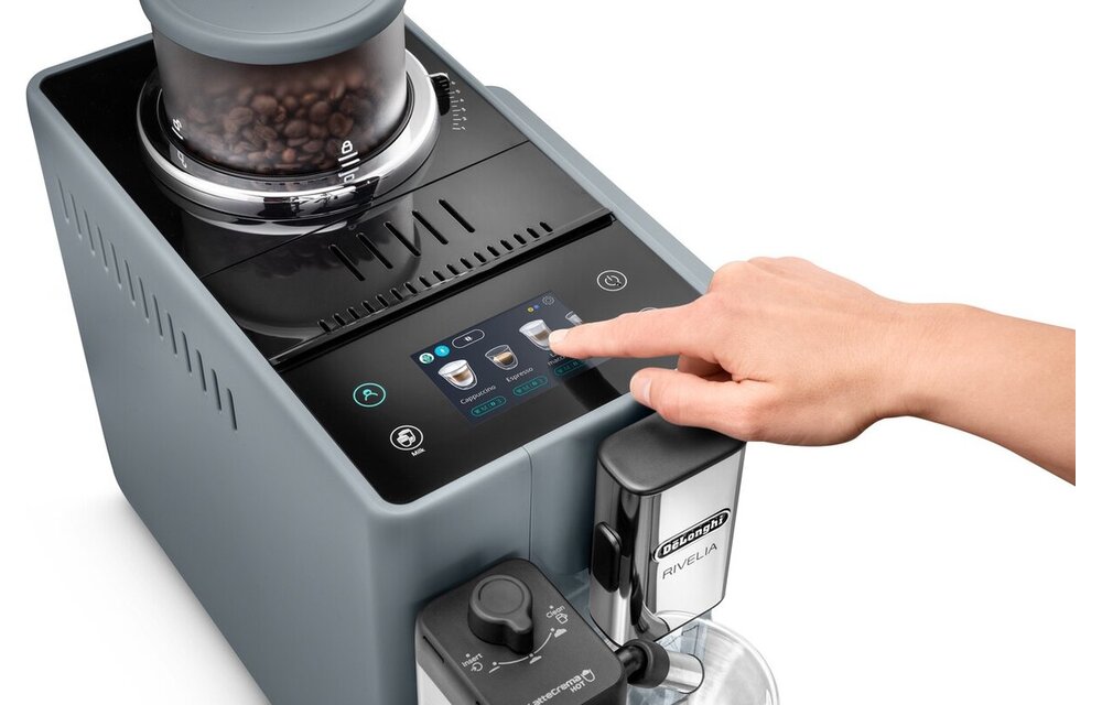 De'Longhi Rivelia Pebble Grey EXAM440.55.G - Koffiemachine