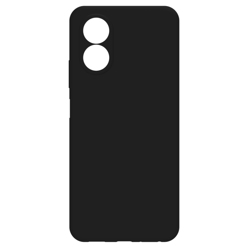 Just in Case Soft TPU Back Cover voor Oppo A18/A38 Zwart - Telefoonhoesje