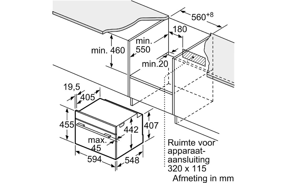 Siemens CM724G1B3 - Inbouw oven