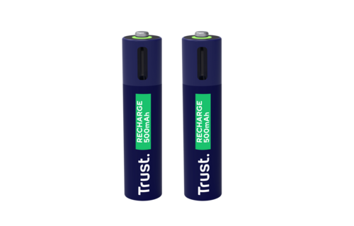 Trust USB-C oplaadbare AAA-batterijen