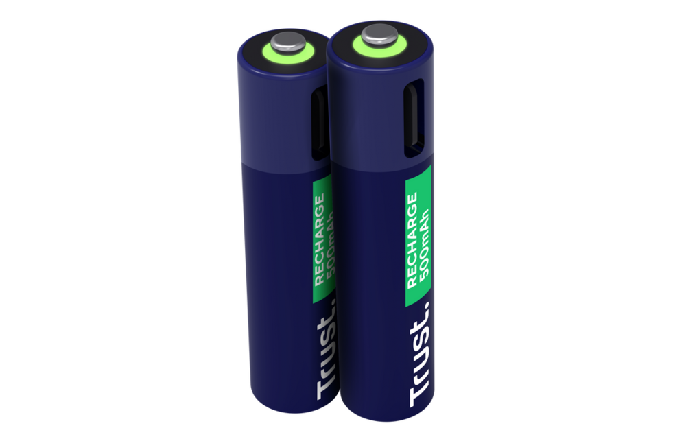 Trust USB-C oplaadbare AAA-batterijen