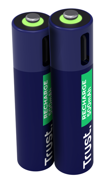 Trust USB-C oplaadbare AAA-batterijen