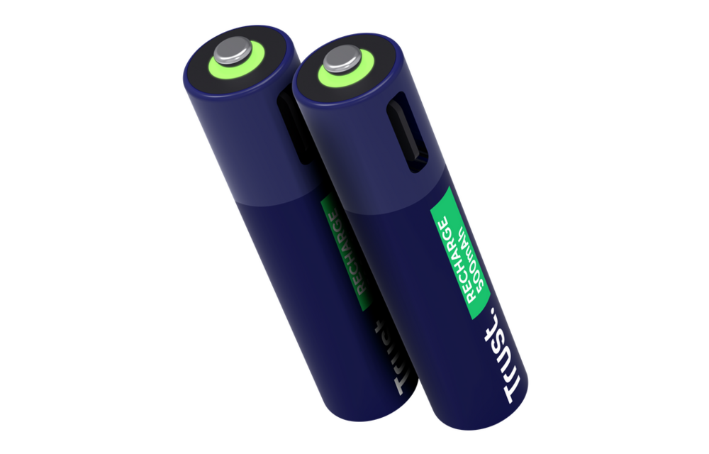 Trust USB-C oplaadbare AAA-batterijen