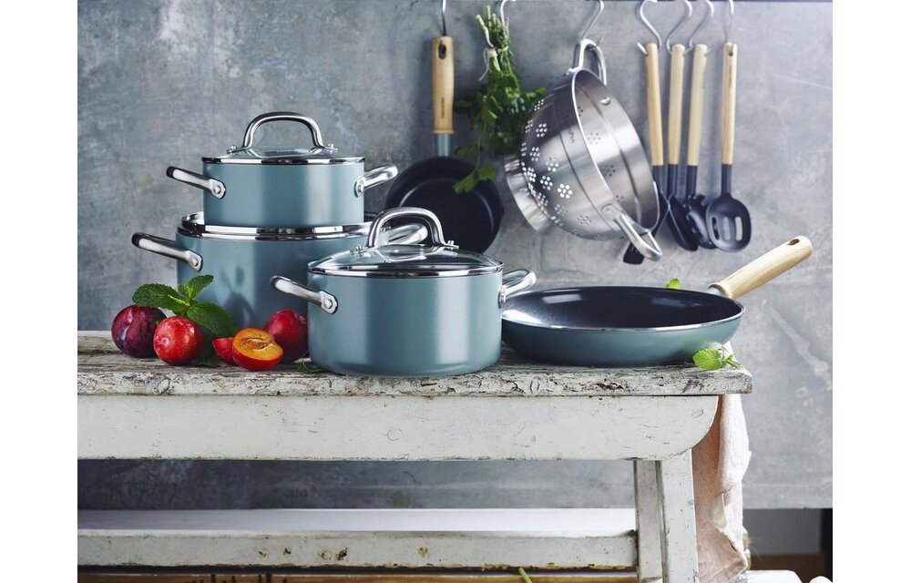 GreenPan Mayflower pannenset - PFAS vrij
