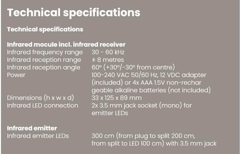 Marmitek Invisible Control Black 4 Infrarood verlenger
