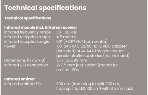 Marmitek Invisible Control Black 4 Infrarood verlenger