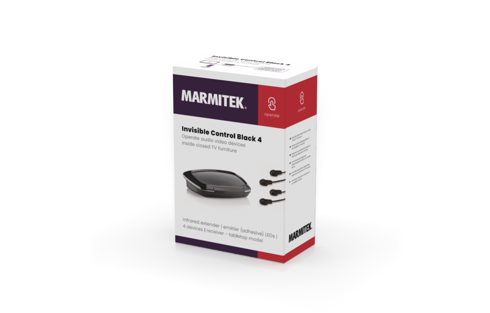 Marmitek Invisible Control Black 4 Infrarood verlenger