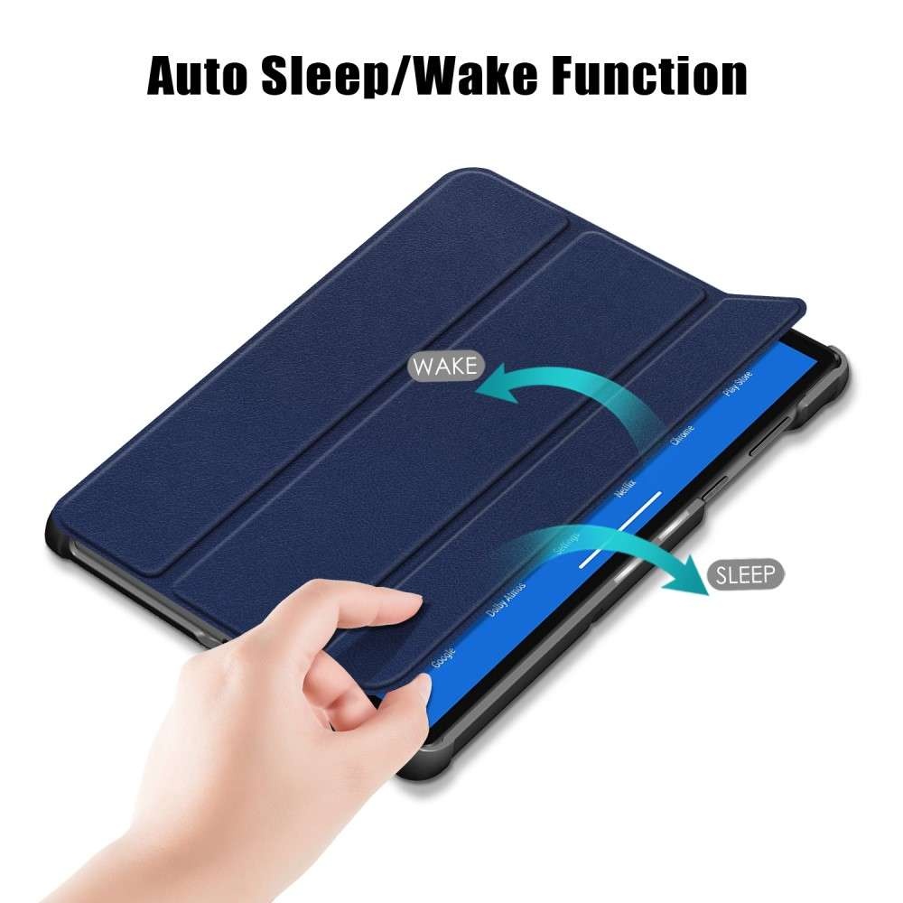 Just in Case Smart Tri-Fold Case - Lenovo M10HD - Blauw - Tablethoes