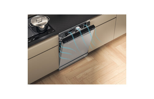 Whirlpool W7F HS51 X - Vrijstaande vaatwasser