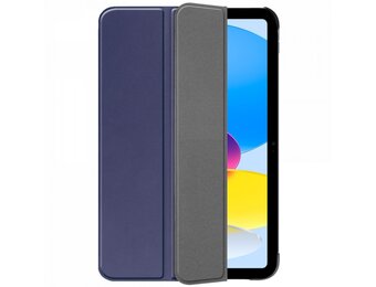 Just in Case Smart Tri-Fold Case - Apple iPad 2022 - Blauw - Tablethoes