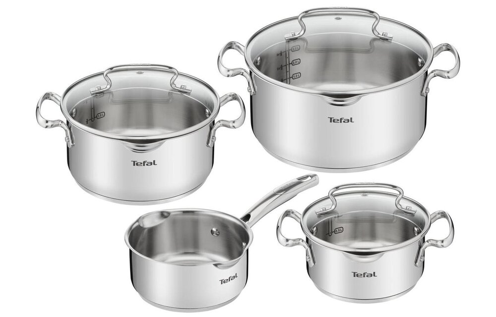 Tefal G719S7 Duetto+ 4-delige Pannenset