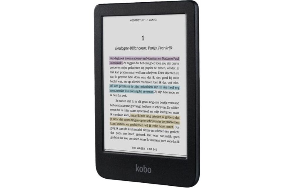 Kobo Clara Colour Zwart - E-reader