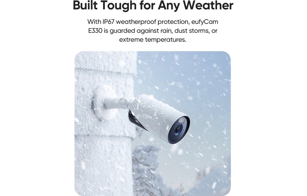 Eufy eufyCam E330 (Uitbreiding) - Beveiligingscamera
