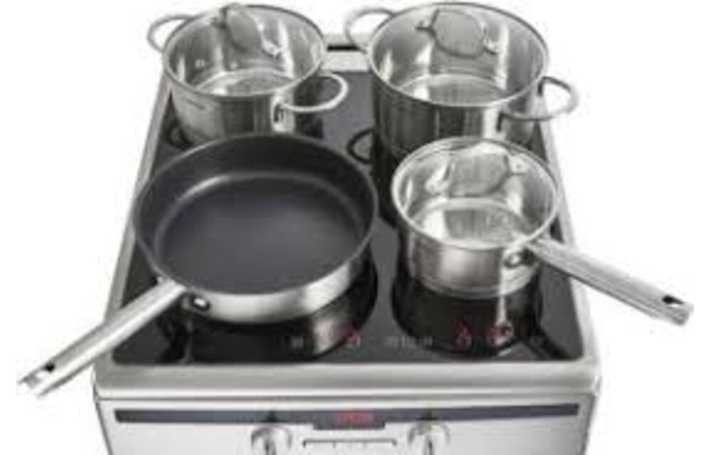 Inventum VFI5042RVS  - Inductiefornuis