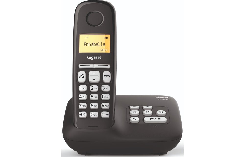 Gigaset AL385A Duo Zwart - Dect telefoon