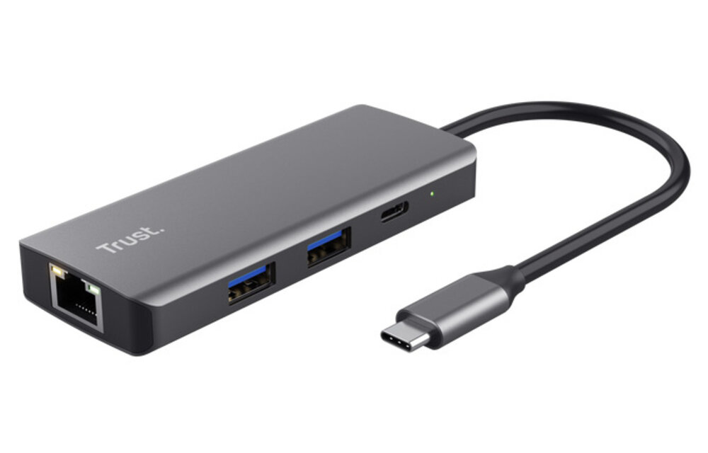 Trust Dalyx 6-in-1 USB-C-adapter - Adapter