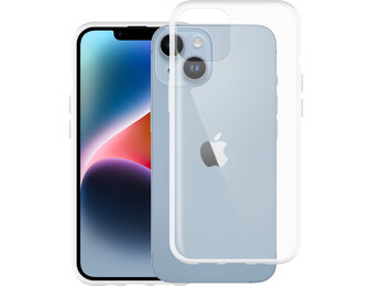 Just in Case Soft TPU Case Transparant voor iPhone 14 - Telefoonhoesje