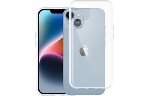 Just in Case Soft TPU Case Transparant voor iPhone 14 - Telefoonhoesje