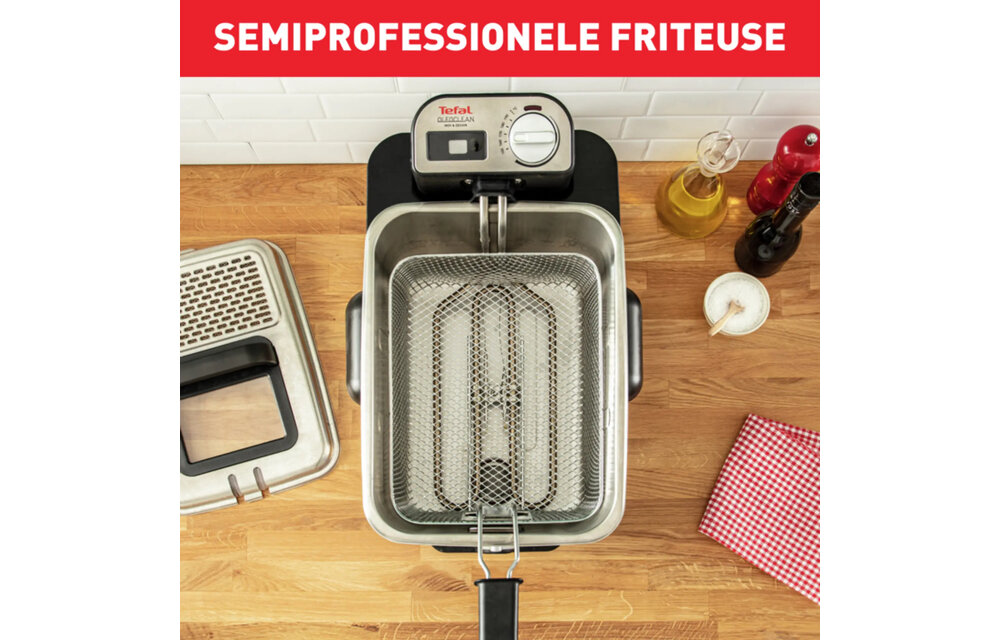 Tefal Oleoclean Pro Inox & Design FR8040 - Frituurpan